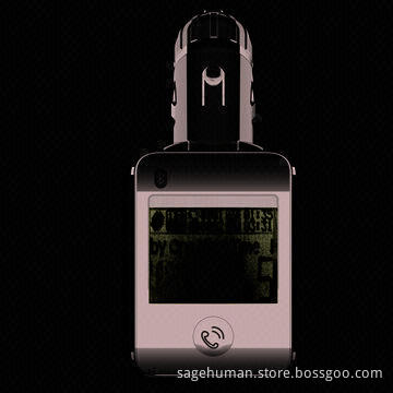 Bluetooth FM Transmitter, Built-in Microphone, Compatible with All Bluetooth Mobile Phones